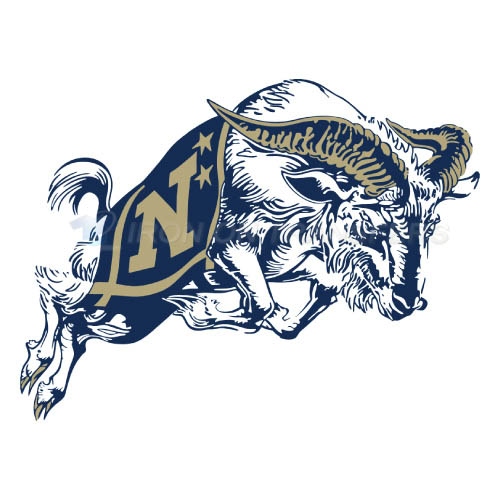 Navy Midshipmen Logo T-shirts Iron On Transfers N5346 - Click Image to Close